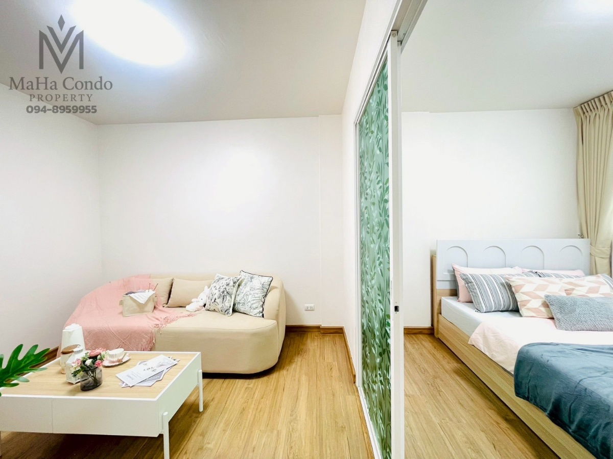 รูป  ให้เช่า Bliz Condo Rama IX – Huamak หัวหมาก พร้อมอยู่ ห้องสวยกว้างสบาย  - รูปที่ 4/15
