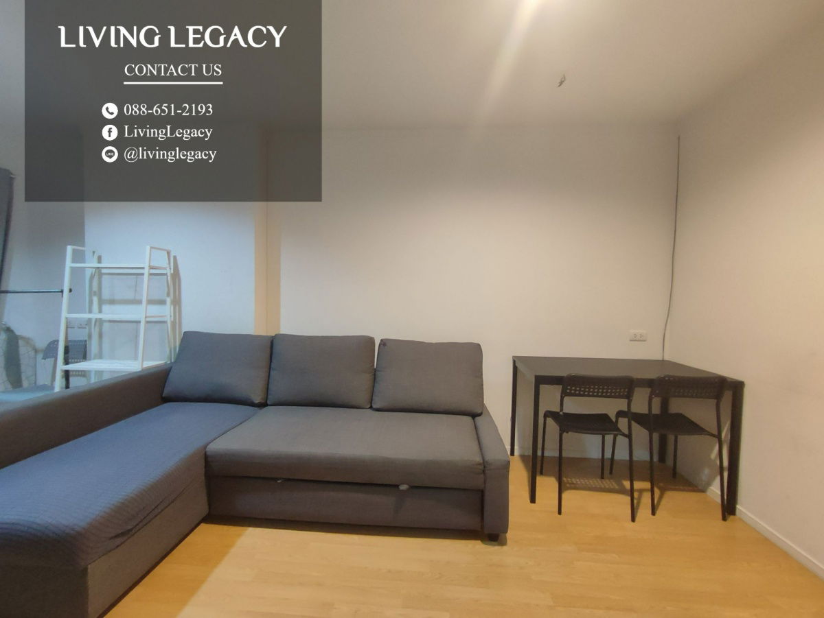 รูป LT475UEG ให้เช่าคอนโด Lumpini Place Srinakarin - Huamark Station 33 ตร.ม. ชั้น 12 ตึก A line id : @livinglegacy - รูปที่ 7/15