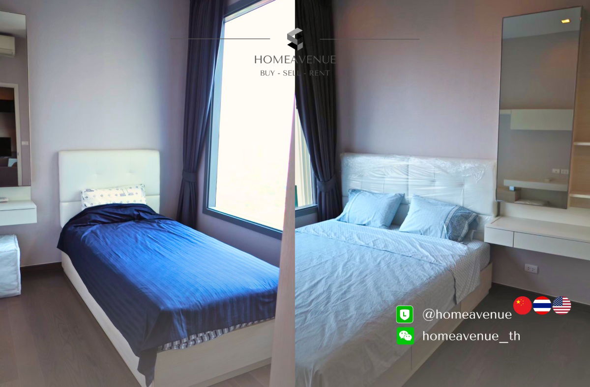 picture Q Asoke ✨ Renovated unit, ready to move in 🚇 Next to MRT Phetchaburi | Line: @homeavenue 💥HA-921 - 4/6