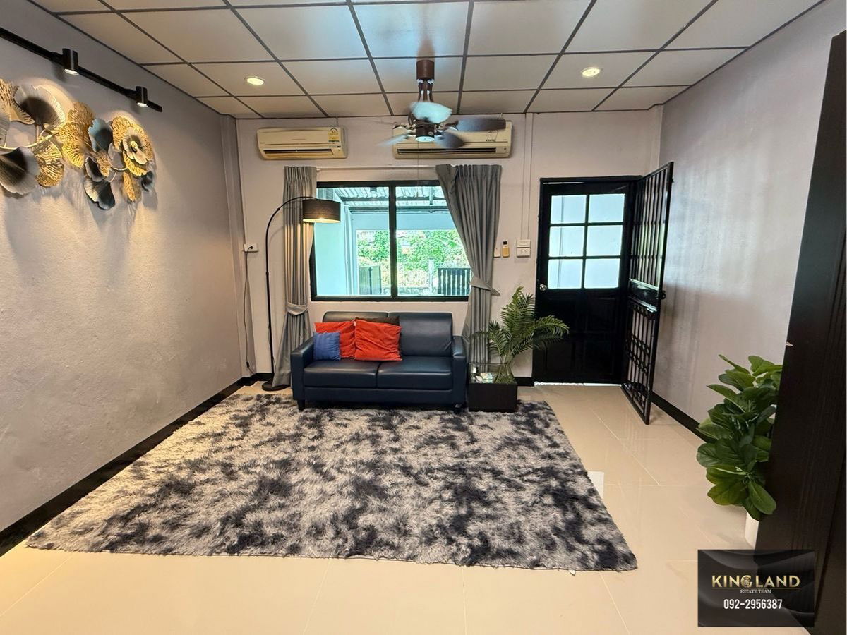รูป 📣 ให้เช่าบ้านตกแต่งใหม่ สไตล์ Modern Tropical Resort ใกล้สนามบินดอนเมือง - รูปที่ 2/19