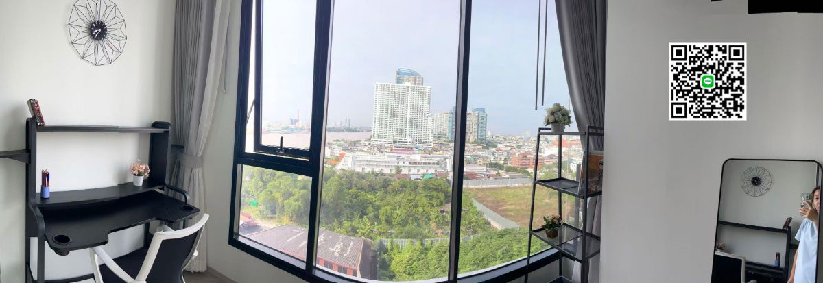 picture 1BR @ Chapter Charoenakorn-Riverside (line ID: yiyobkk) - 12/17