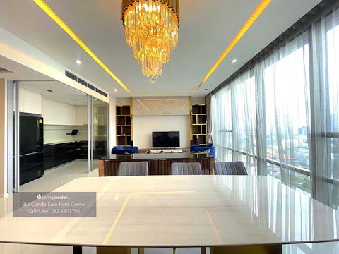 ให้เช่าคอนโด The Bangkok Sathorn 2 ห้องนอน 2 ห้องน้ำ ขนาด 120 ตร.ม. วิวแม่น้ำเจ้าพระยา! *ค่าเช่า 85,000 ฿ ต่อเดือน ติดต่อ โทร.062-6941794