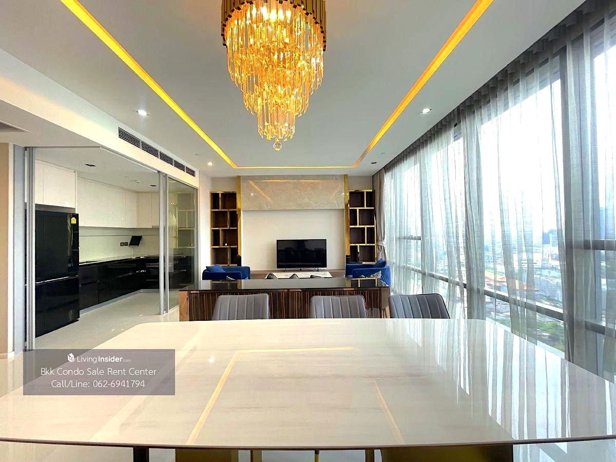 รูป ให้เช่าคอนโด The Bangkok Sathorn 2 ห้องนอน 2 ห้องน้ำ ขนาด 120 ตร.ม. วิวแม่น้ำเจ้าพระยา! *ค่าเช่า 85,000 ฿ ต่อเดือน ติดต่อ โทร.062-6941794 - รูปที่ 1/13