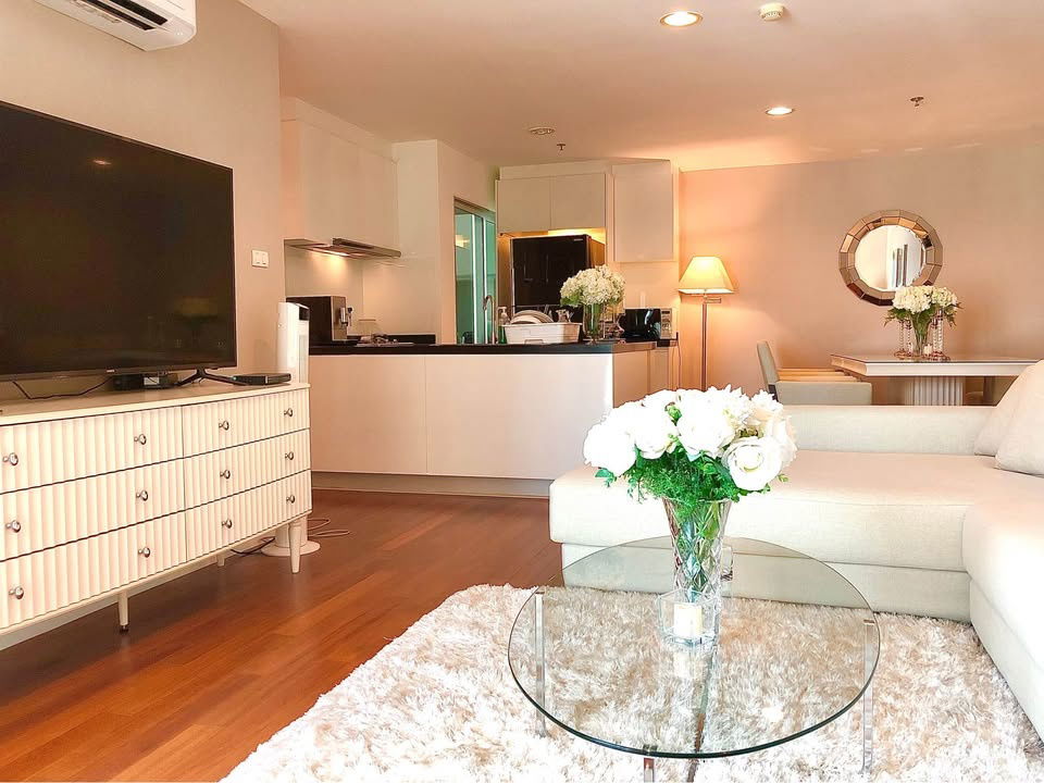 picture TA8096📲LineID @556ryccg🏢2 Bedroom 78 sqm Floor 20 Belle Grand Rama9 Fully furnished near Subway MRT Rama 9 - 1/11