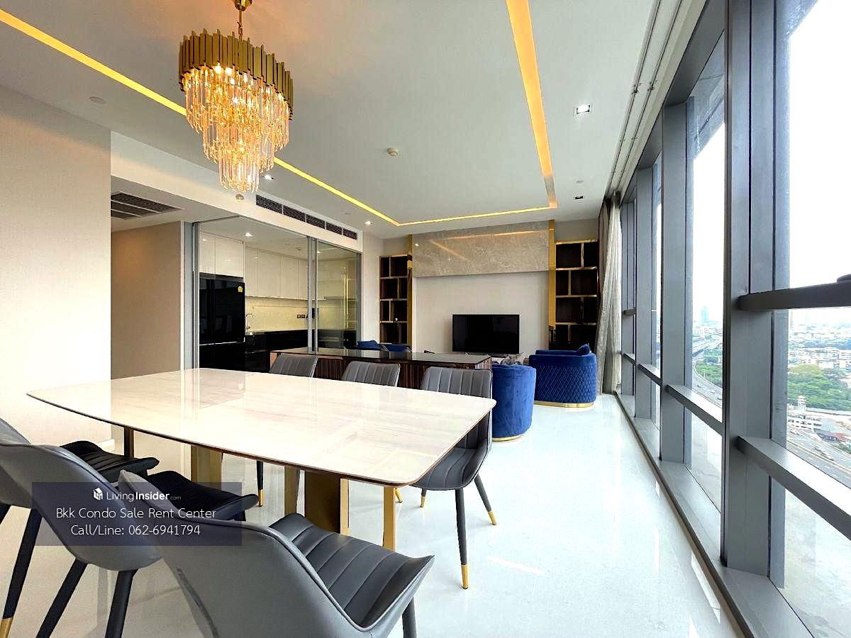 รูป ให้เช่าคอนโด The Bangkok Sathorn 2 ห้องนอน 2 ห้องน้ำ ขนาด 120 ตร.ม. วิวแม่น้ำเจ้าพระยา! *ค่าเช่า 85,000 ฿ ต่อเดือน ติดต่อ โทร.062-6941794 - รูปที่ 2/13