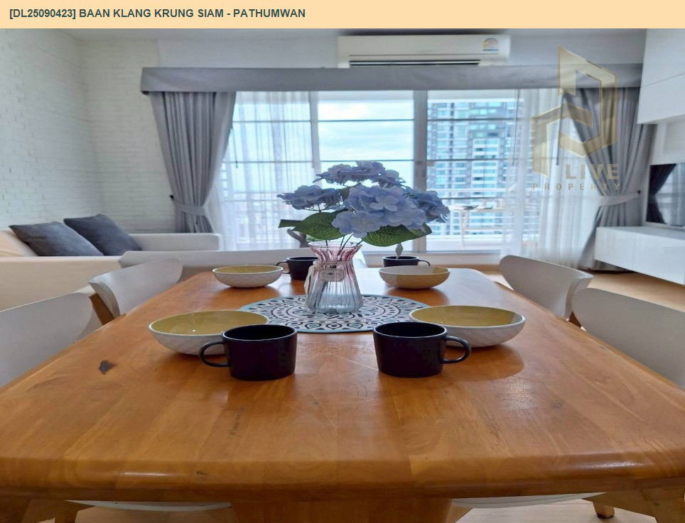 picture DL25090423 Condo for rent, Baan Klang Krung Siam - Pathumwan near BTS Ratchathewi, ready to move in, call urgently 0656133286 LineID @897iyzll - 22/22
