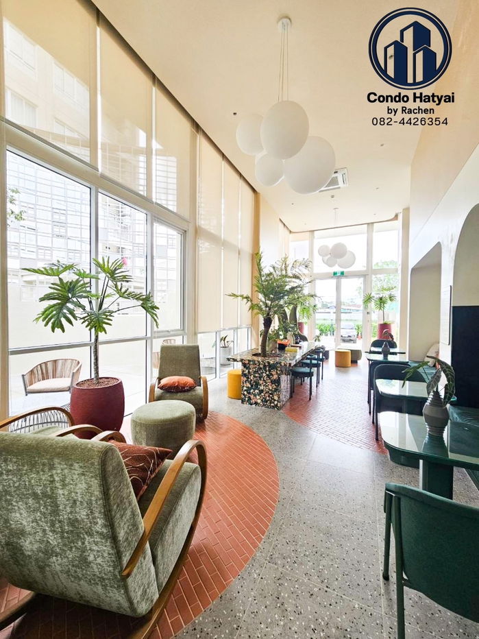 picture New condo for sale, good price, D Condo Sand, new condo, size 29 sq m, studio, 1 bedroom, starting price 1.39 million baht. - 16/22