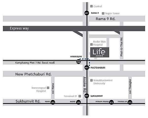รูป ขายคอนโด Life Asoke (ไลฟ์ อโศก) 29.69 ตร.ม. ชั้น 32 ห้องวิวสวนหายากใกล้ MRT เพียง 130 ม. วิวสวนสีเขียวโล่งตาหายากสุด ๆ รีบจองด่วนก่อนหลุดมือ !! - รูปที่ 14/14