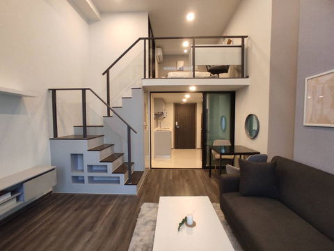 PFD-06014 ให้เช่าคอนโด  ไนท์บริดจ์ สเปซ พระราม 9 ( KnightsBridge Space Rama 9 ) นัดชมห้อง ■ line : @propertyfinder	