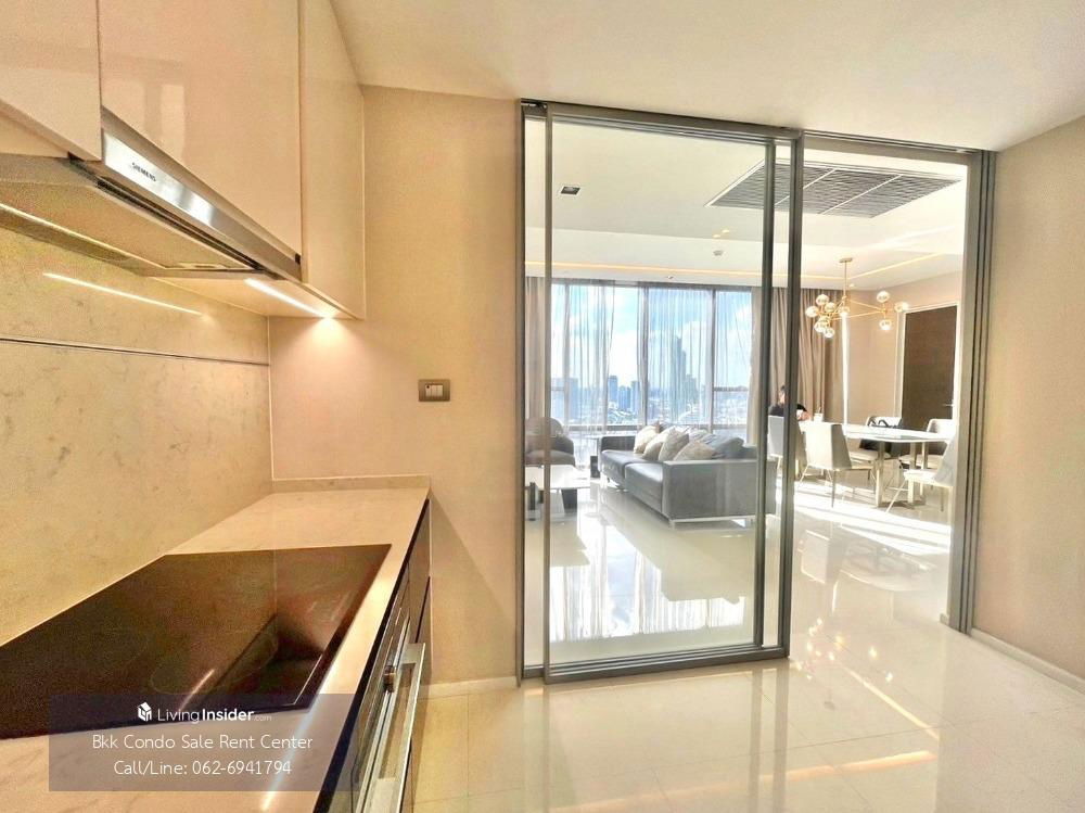 รูป คอนโด The Bangkok Sathorn 2 ห้องนอน 2 ห้องน้ำ พื้นที่ 125 ตรม. วิวแม่น้ำเจ้าพระยา *ค่าเช่า 130,000 ฿ ต่อเดือน *ขาย 40 ลบ* ติดต่อ โทร.062-6941794  - รูปที่ 12/12