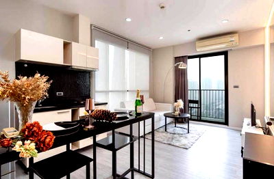 Condos for rent Siam University : ★ Fuse Sathorn-Taksin ★ 35 sq m., 26th floor , ★Next to BTS Wongwian Yai ★ Fully furnished ★