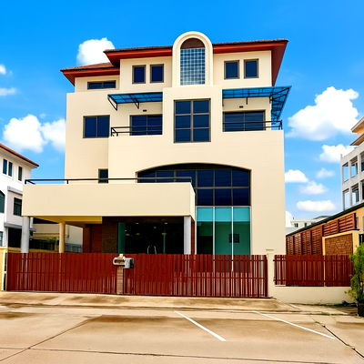 Home office for sale Assumption University Huamark Campus (Abac Huamark) : 4-storey home office, Town in Town Sriwara Total land area 84 square wah