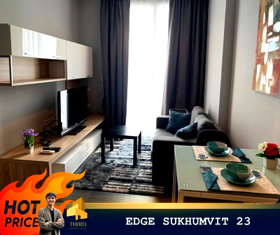 Condos for rent : 🔥 Edge Sukhumvit 23🔥 Fully furniture and Ready to move in //Ask more info LineID:@thirdproperty 