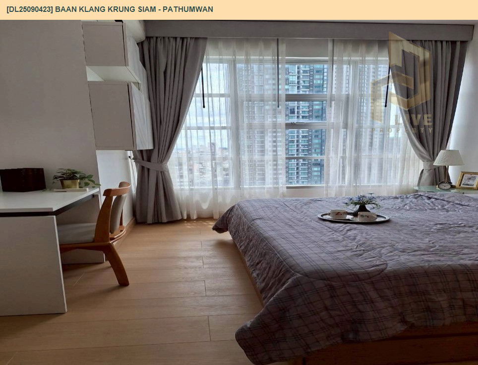 picture DL25090423 Condo for rent, Baan Klang Krung Siam - Pathumwan near BTS Ratchathewi, ready to move in, call urgently 0656133286 LineID @897iyzll - 5/22