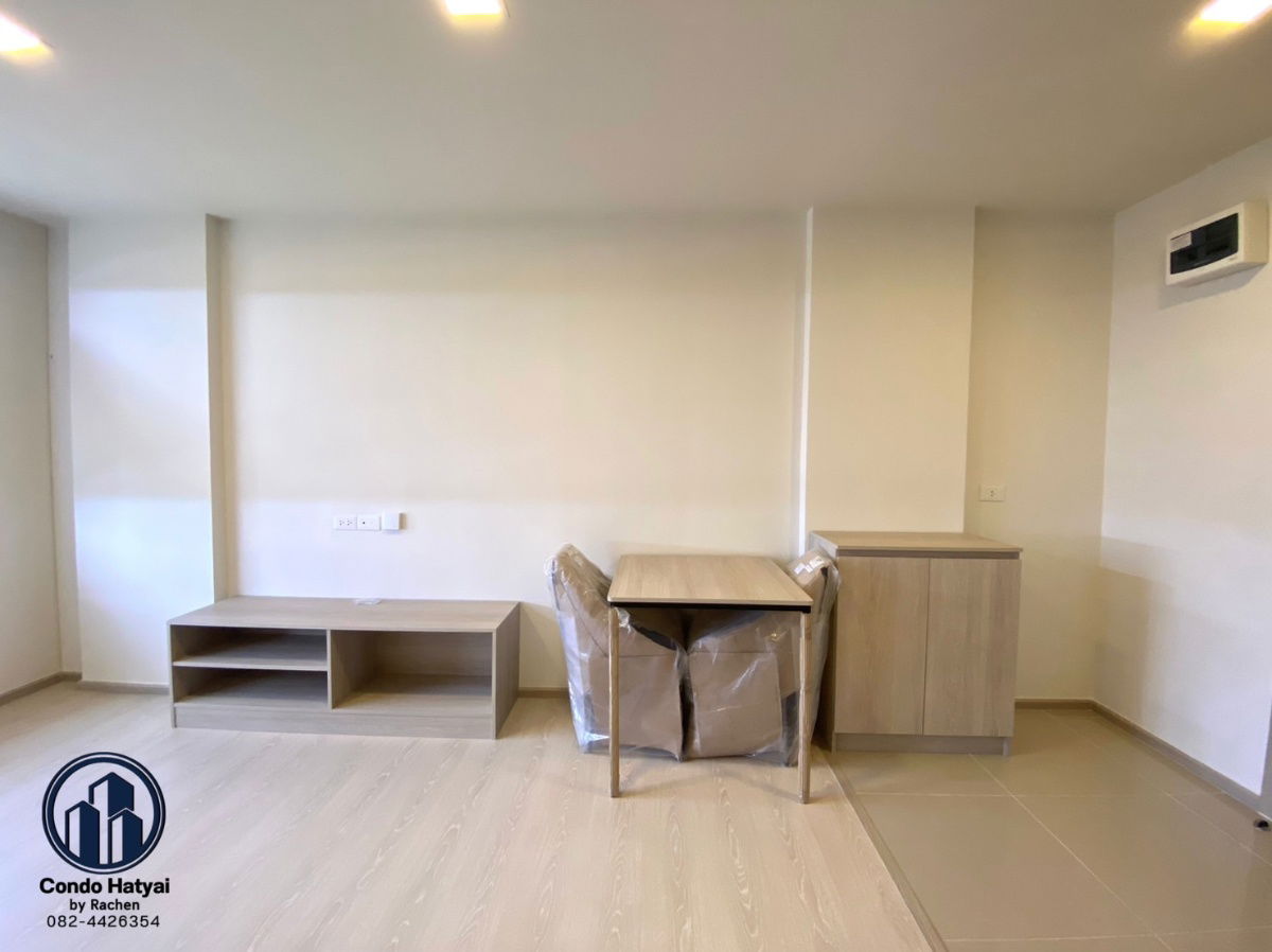 picture New condo for sale, good price, D Condo Sand, new condo, size 29 sq m, studio, 1 bedroom, starting price 1.39 million baht. - 4/22