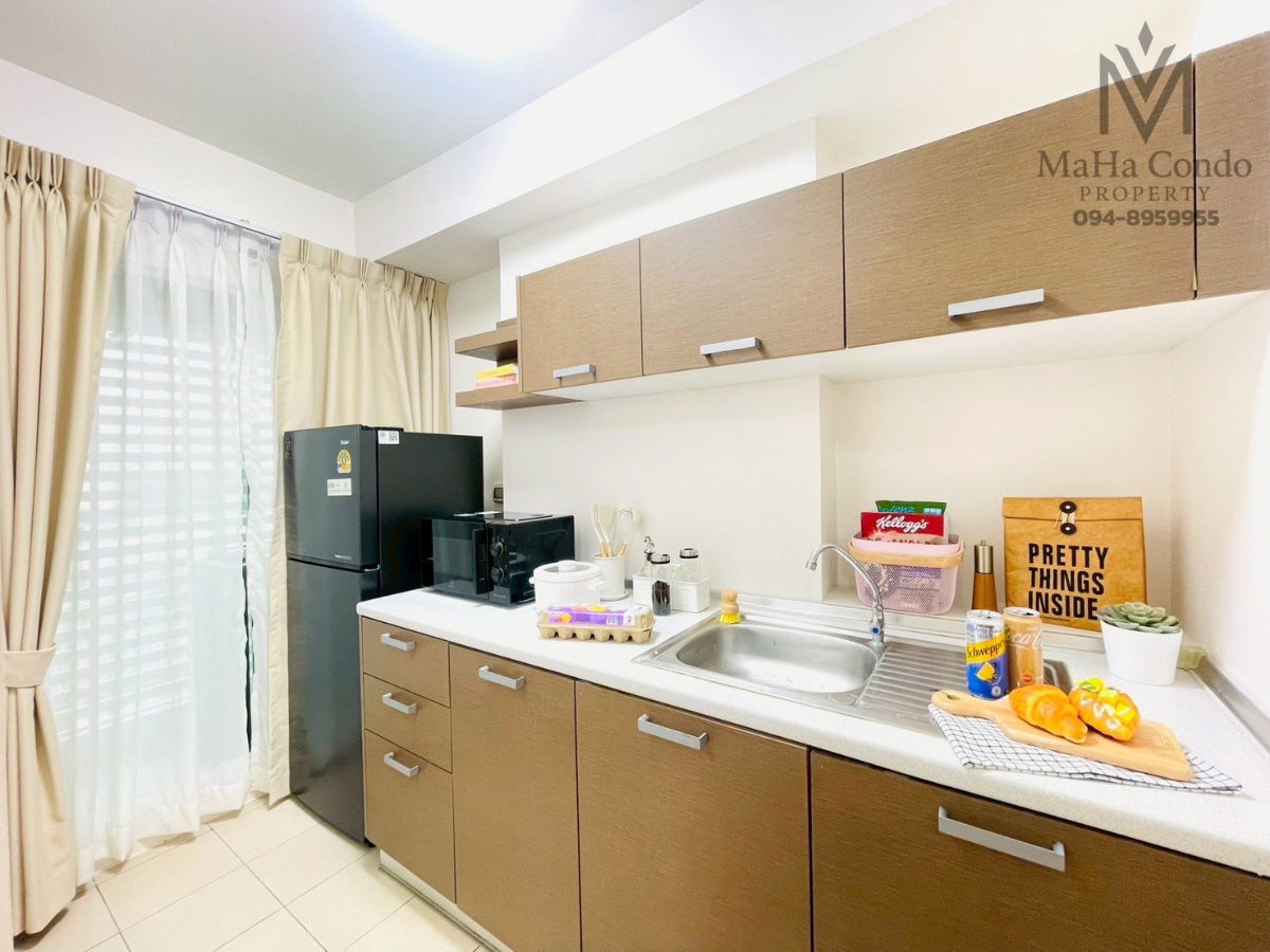 รูป  ให้เช่า Bliz Condo Rama IX – Huamak หัวหมาก พร้อมอยู่ ห้องสวยกว้างสบาย  - รูปที่ 11/15