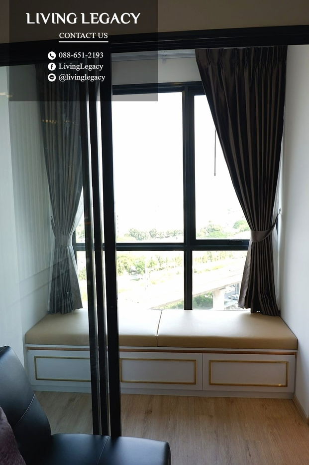 รูป LUXK7QT1 ให้เช่าคอนโด The Rich Rama 9 - Srinakarin 27 ตร.ม. ชั้น 12 line id : @livinglegacy - รูปที่ 9/15