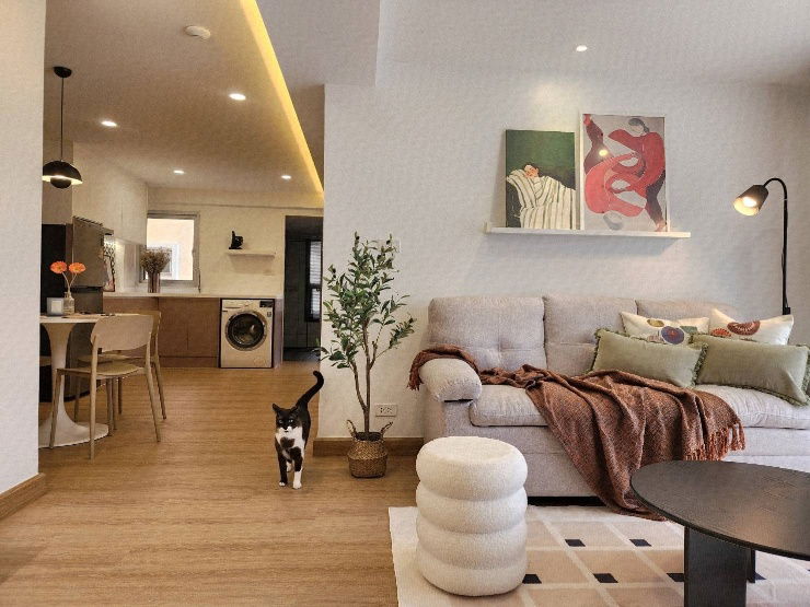 picture ✨ For Rent | Newly Renovated 2-Bedroom Pet-Friendly Condo In peacful Yenakart soi near Sathorn & Rama 4 | Minimal Scandinavian Style ✨ - 2/11