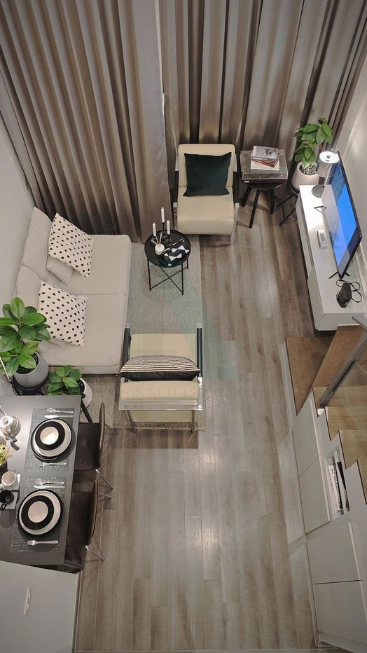 picture 🔺 For Sell Condo KNIGHTSBRIDGE SPACE RAMA 9 Building 1, Floor 27,Duplex, Room size 33 sqm - 1/8