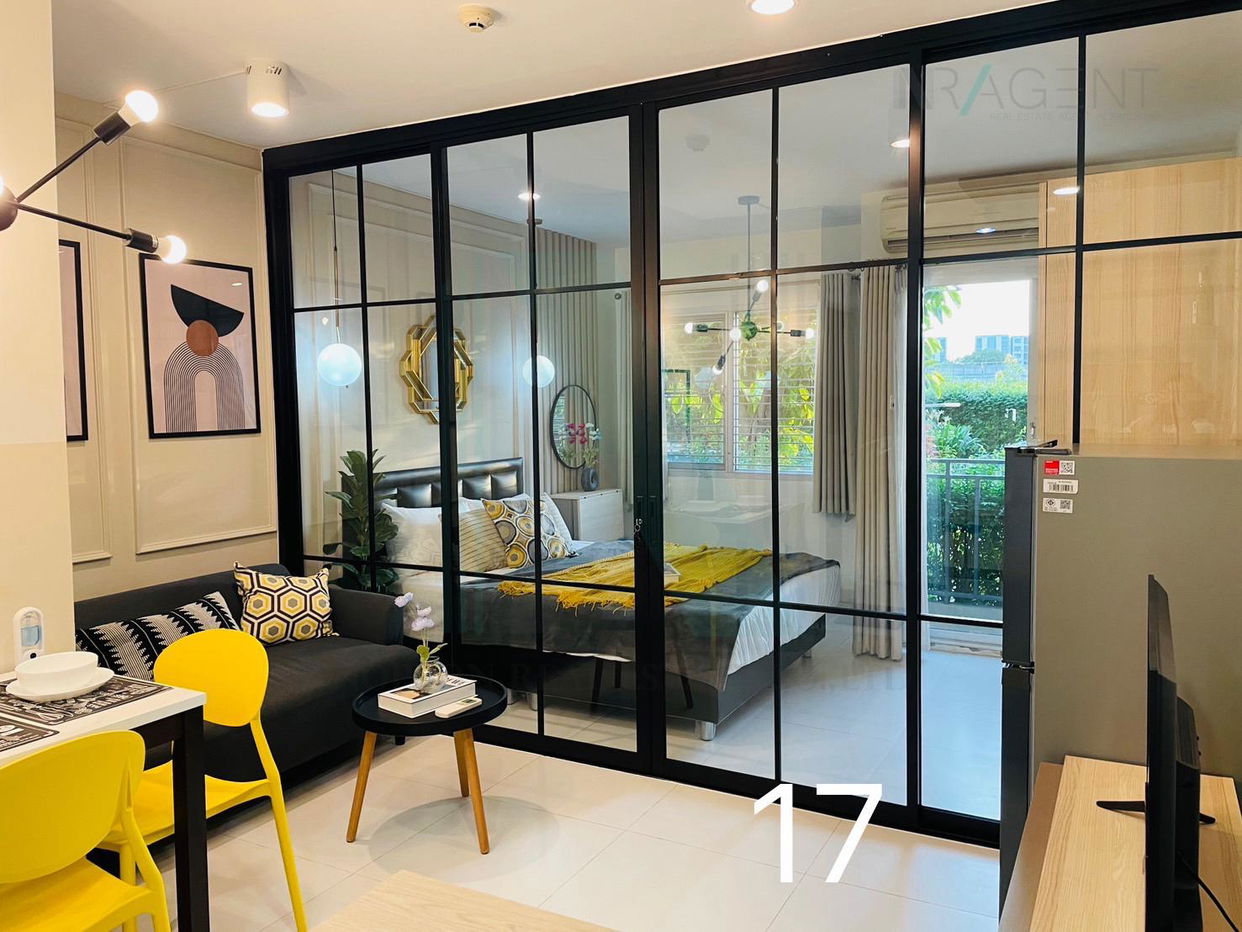 picture For Rent Condo IRIS AVENUE ONNUCH - SUVARNABHUMI Building 3, Floor 1,1 bed room, Room size 28 sqm - 2/8