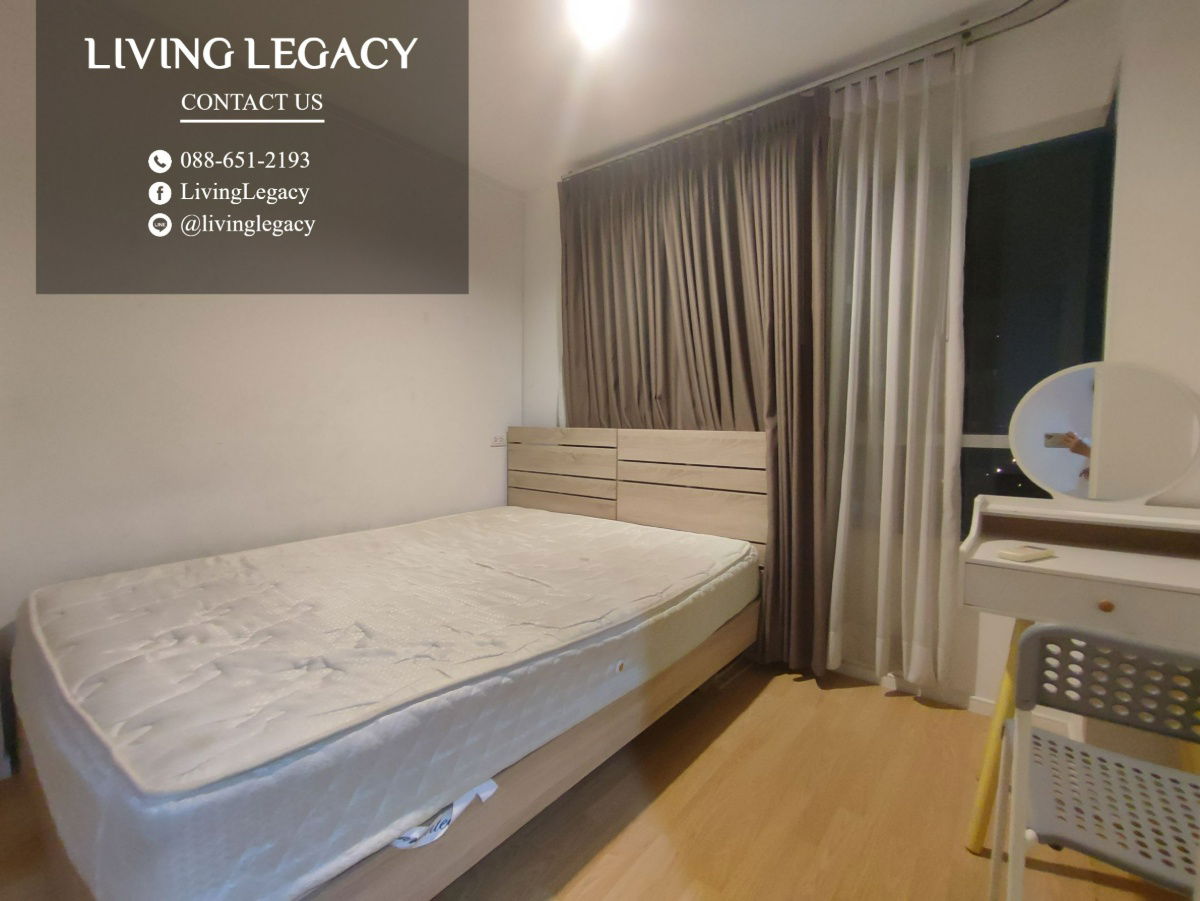 รูป LT475UEG ให้เช่าคอนโด Lumpini Place Srinakarin - Huamark Station 33 ตร.ม. ชั้น 12 ตึก A line id : @livinglegacy - รูปที่ 2/15
