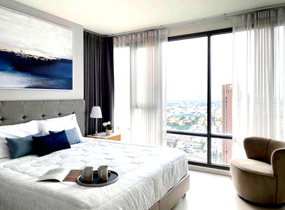 Condos for rent : LTH13219 – Condo for Rent | Rhythm Sukhumvit 42 | 79 sqm | 2 Beds 2 Baths | 65K/Month | Near BTS Phra Khanong