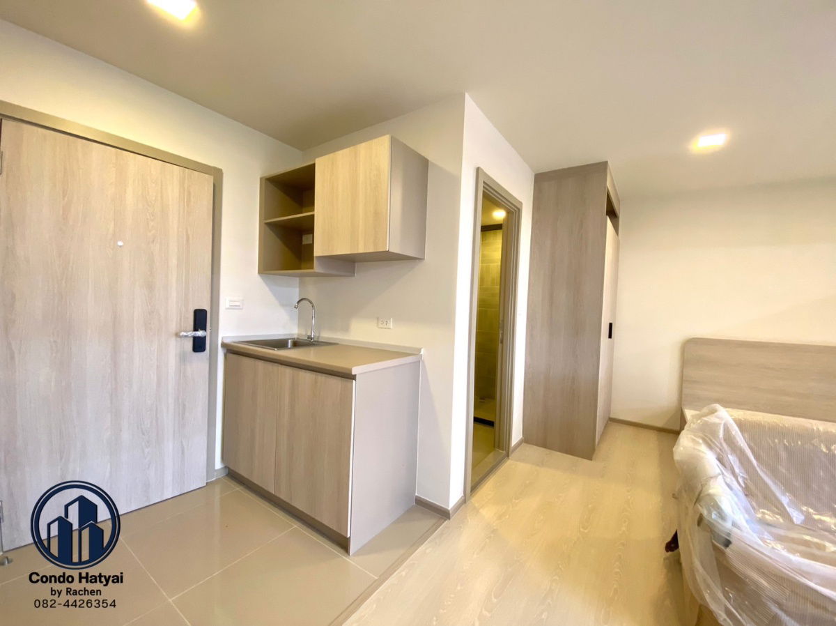 picture New condo for sale, good price, D Condo Sand, new condo, size 29 sq m, studio, 1 bedroom, starting price 1.39 million baht. - 3/22