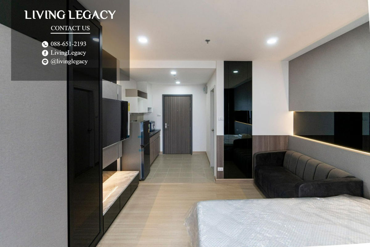 รูป SKW5F5 ให้เช่าคอนโด Supalai Veranda Ramkhamhaeng 30 ตร.ม. ชั้น 24 ตึก C line id : @livinglegacy - รูปที่ 9/13