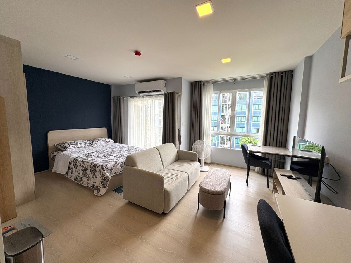 picture For rent: D Condo Sand, 4th floor, Building B, pool view, 29 sq m, 1 bedroom, 9,500 baht - 4/20