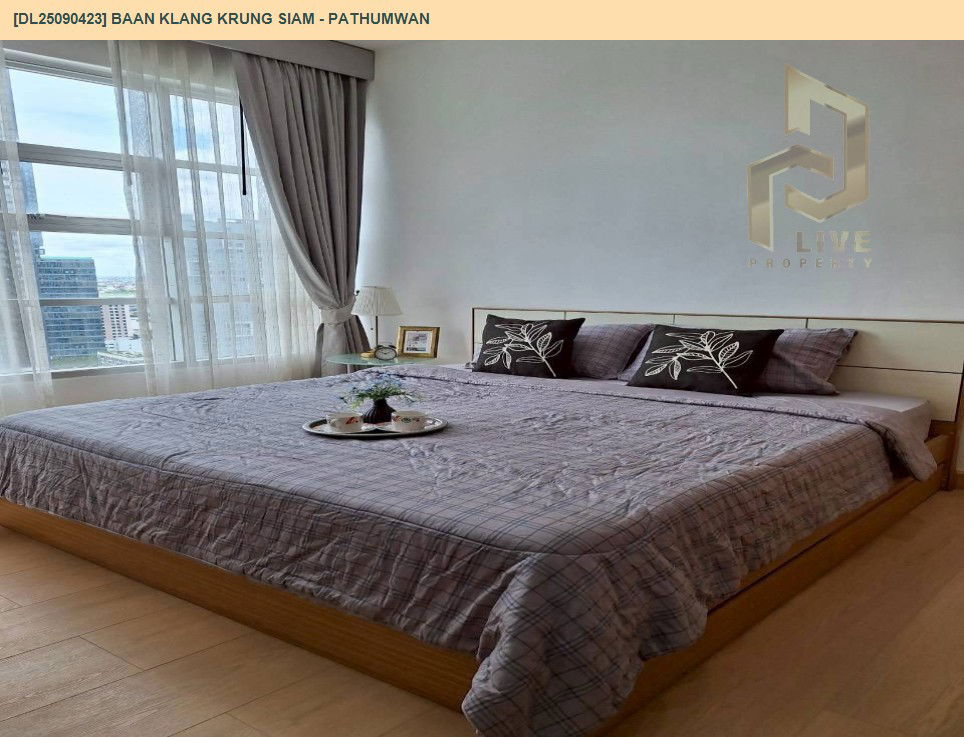 picture DL25090423 Condo for rent, Baan Klang Krung Siam - Pathumwan near BTS Ratchathewi, ready to move in, call urgently 0656133286 LineID @897iyzll - 3/22