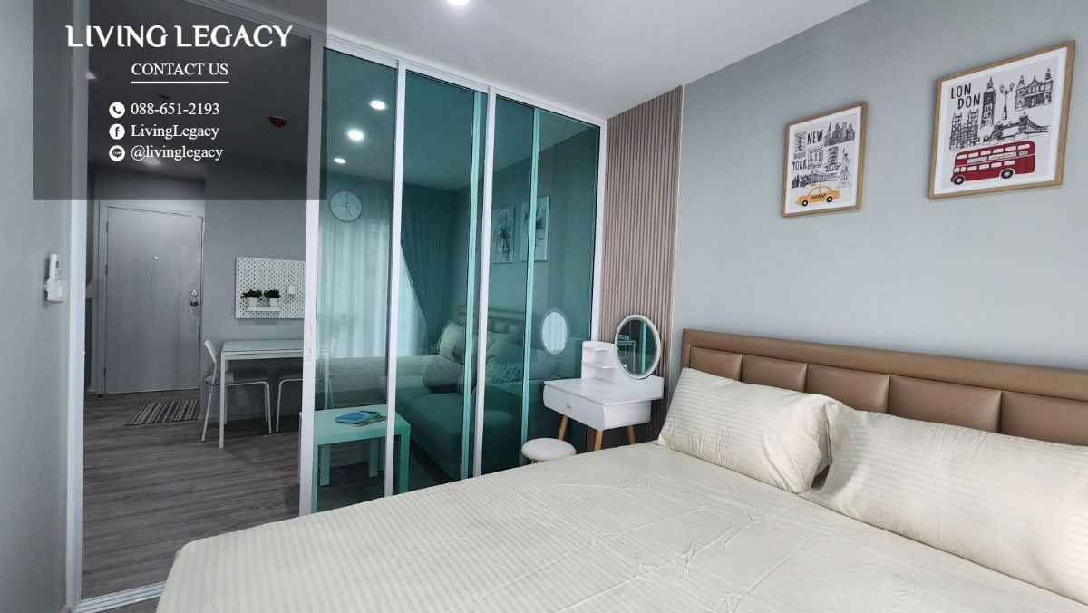 picture ST2DC9 Condo For Rent Regent Home Bangna 28 Sq.M. Floor 19 Building A line id : @livinglegacy - 8/14