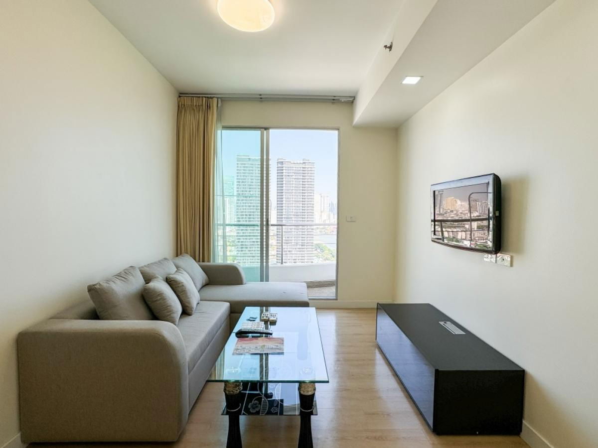 รูป ✨ ห้องนอนแยก คอนโด Supalai river place เจริญนคร 1 นอน 52 ตรม ชั้น 32 เพียง 15000 บาท 🏡💖 - รูปที่ 1/9