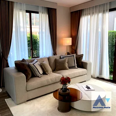 เช่าบ้านเดี่ยว เขตบางกะปิ : 🔼🔽 AccomA 📩  4 BR House @Burasiri Krungthep Kreetha (AA35050)