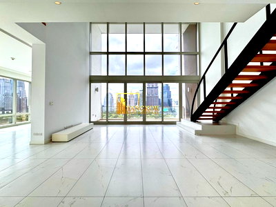 Condos for rent : 185 Rajadamri | Impressive 3 Bed Luxury Duplex Condo For Rent - BR13826CD