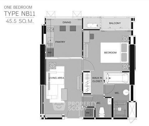 รูป คอนโด 1-ห้องนอน ที่ ริธึ่ม สาทร ใกล้ BTS สะพานตากสิน (ID 59461) - รูปที่ 1/3