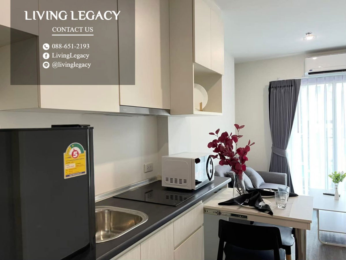 picture LWHPZR4H Condo For Rent Rich Park @ Triple Station 30 Sq.M. Floor 3 line id : @livinglegacy - 7/10
