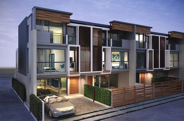 picture Fashion Island Ramintra 3km. Synphaet Hospital cheapest in the world for rent 3-story townhome 11,99 - 1/8