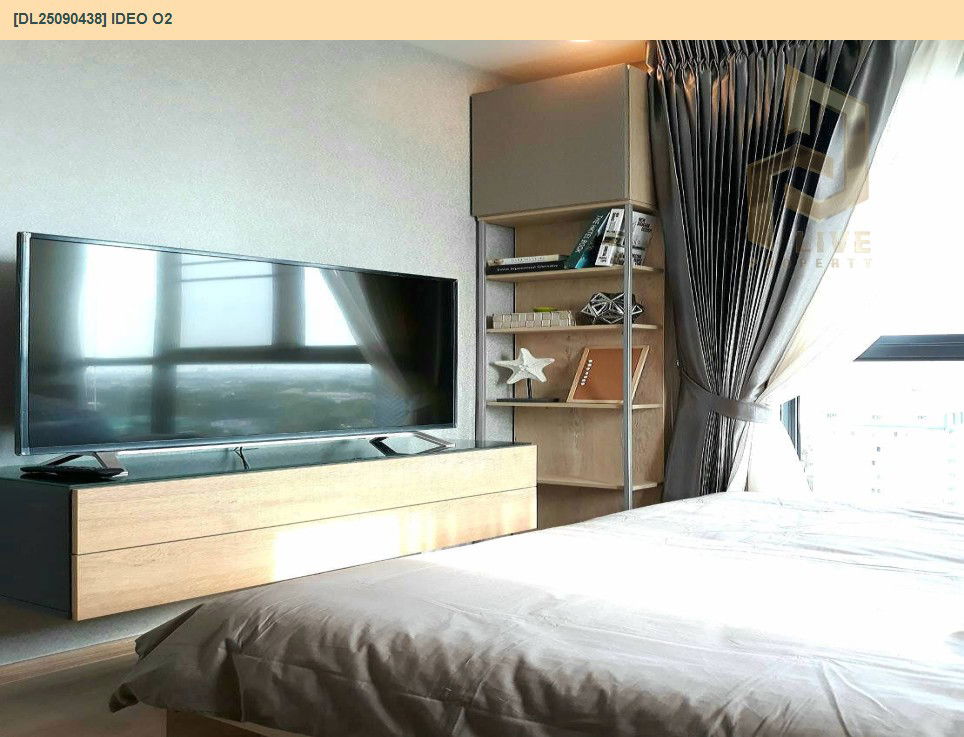 picture DL25090438 Condo for rent, IDEO O2 near BTS Bang Na, ready to move in, call urgently 0800343450 LineID @655ebbvc - 5/12