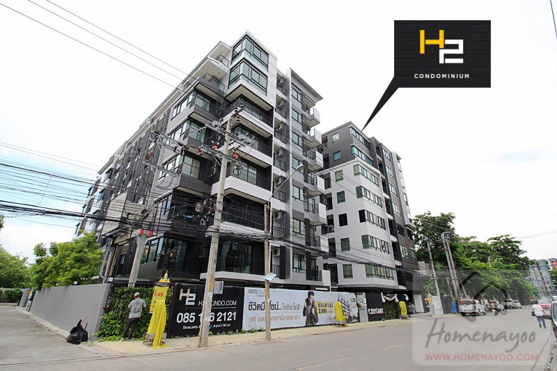 picture 🔥🔥🔥 Urgent rent !!! 🔥🔥🔥 🎉 H2 Condo Project Ram Inthra 21 🎉 2nd floor, Studio 21 sqm. Not installed. - 28/33