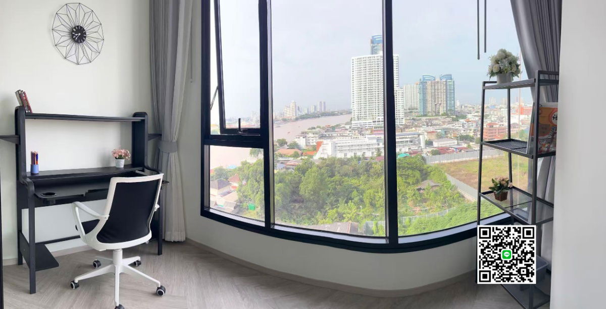 picture 1BR @ Chapter Charoenakorn-Riverside (line ID: yiyobkk) - 13/17