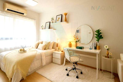 ขายคอนโด : ขายคอนโด พลัม คอนโด สามัคคี อาคาร B ชั้น 1 สตูดิโอ ขนาด 26.39 ตรม ใกล้ Oasis คอมมูนิตี้มอลล์