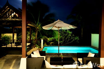 เช่าบ้านเดี่ยว สุราษฎร์ธานี : วิลล่าให้เช่า 3 ห้องนอน ในโครงการ กานดา เรสซิเดนซ์ 5356542