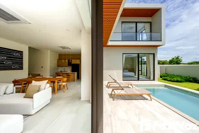 Houses for rent Hua Hin Prachaubkirikhan : 4 Bedroom Luxury Pool Villa for Rent at Detail Khao Tao 5727062