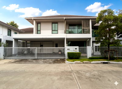 บ้านเดี่ยว กรุงเทพมหานคร : ขายบ้านเดี่ยว 2 ชั้น โครงการบุราสิริ วัชรพล โดยแสนสิริ  ถนนเมน