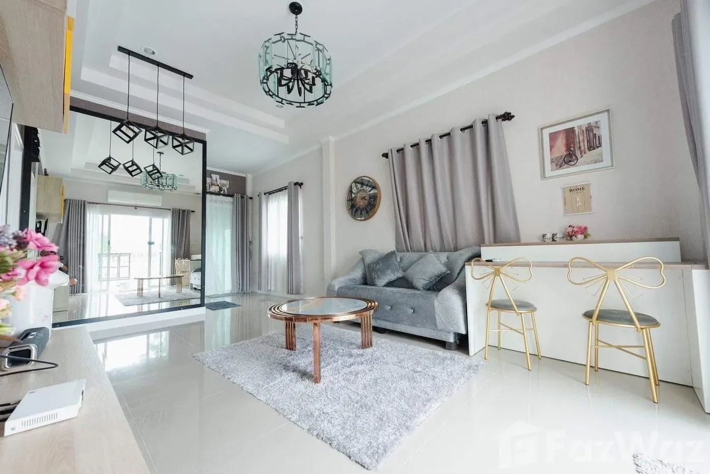 รูป บ้านเดี่ยวให้เช่า 3 ห้องนอน ในโครงการ บลู ลอฟท์ 88 1662214 - รูปที่ 2/7