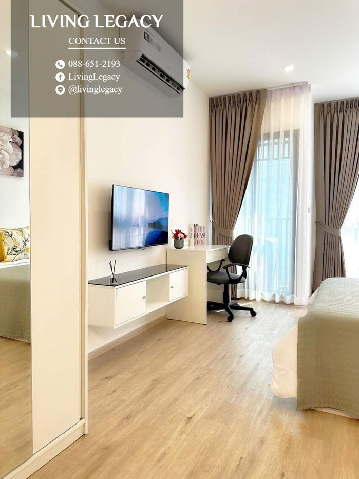 รูป LUW7LUNH ให้เช่าคอนโด The Rich Rama 9 - Srinakarin 26 ตร.ม. ชั้น 12 ตึก A line id : @livinglegacy - รูปที่ 4/14