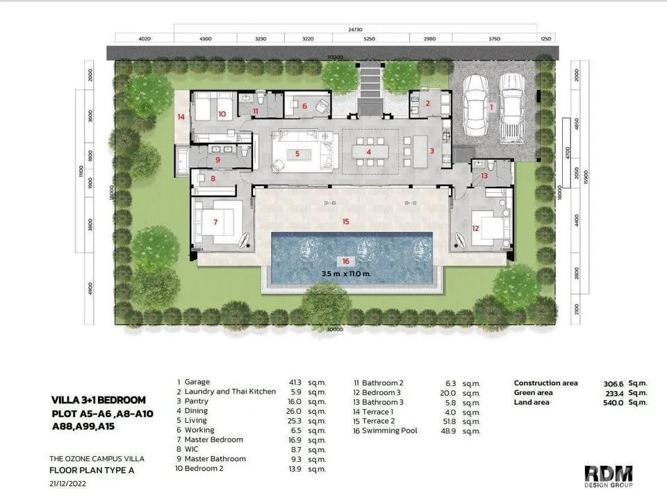 picture 3 Bedroom Villa for sale at The Ozone Campus Villa  5706079 - 18/18