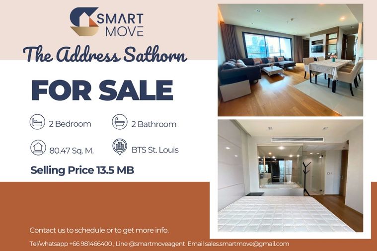 ขายพร้อมผู้เช่า !! ห้องทิศตะวันออก, ชั้นสูง 11++, ห้องหายาก!! 🔥 Code C20221201405......The Address Sathorn, 2 นอน, 2 น้ำ, แต่งครบ, ราคาพิเศษ!!📣📣