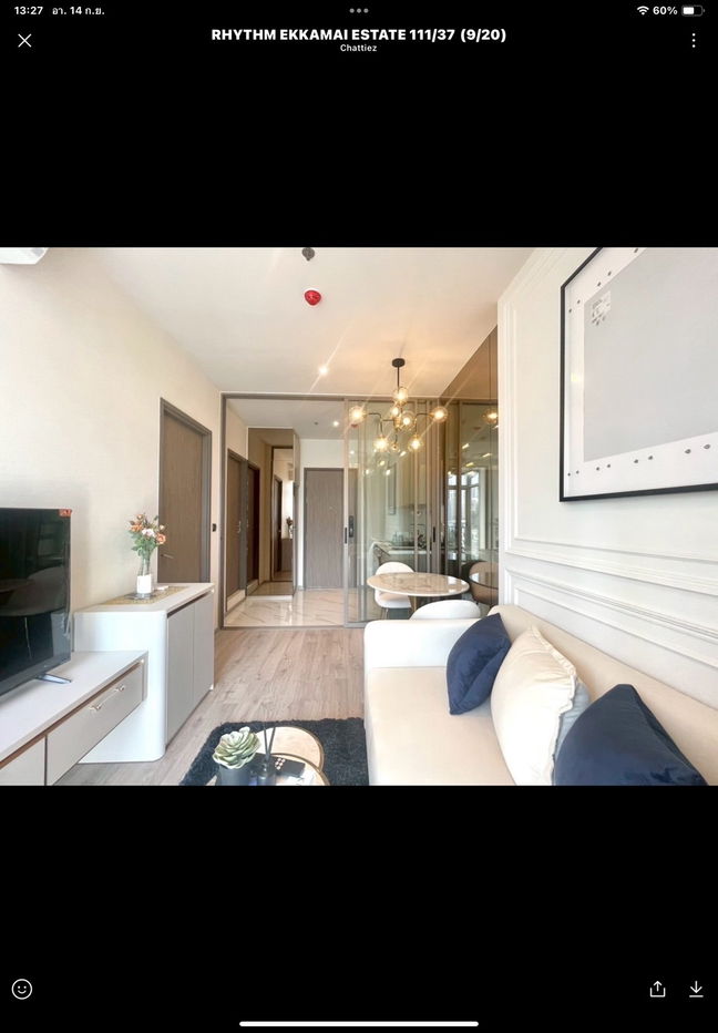 picture For Rent Condo Rhythm ekkamai estate fully furnished (S03-2125) - 9/11