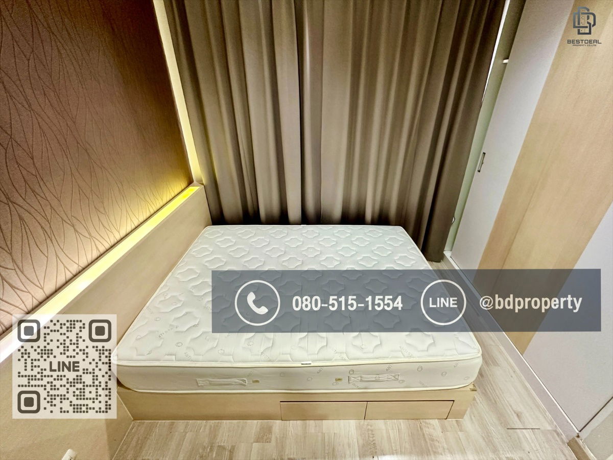 picture Bestdeal  FOR RENT Studio 22 sqm. Rental 13,000 THB /month CONDO “IDEO MOBI RAMA 9” Near Phraram Kao 9 MRT Station 80 meters. - 5/8